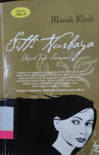 Sitti Nurbaya Kasih Tak Sampai